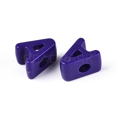 Opaque Acrylic European Beads OACR-M027-01A-03-1