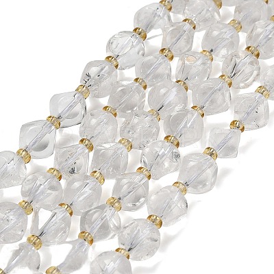 Natural Quartz Crystal Beads Strands G-K387-A16-02-1