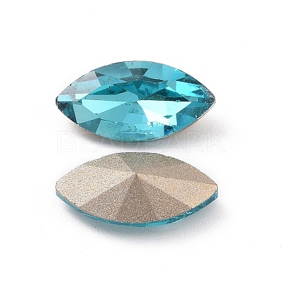 Glass Rhinestone Cabochons GGLA-P002-03A-01-1