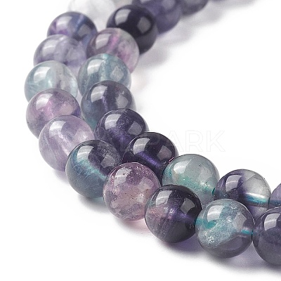Natural Fluorite Beads Strands G-B038-C02-1