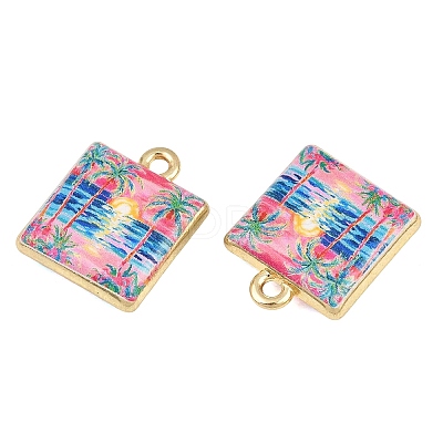 Printed Alloy Pendants AL-CBA49CA-01A-1