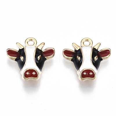 Alloy Enamel Charms PALLOY-N160-008-RS-1