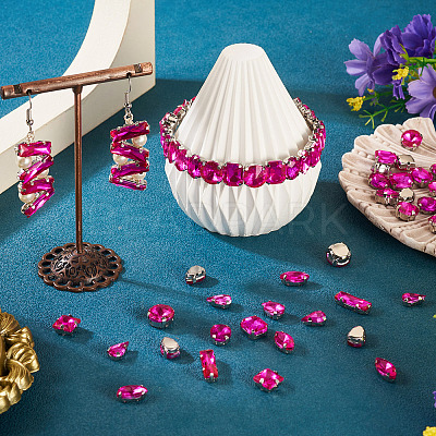 80Pcs 8 Styles Sew on Rhinestone RGLA-TA0001-11D-1