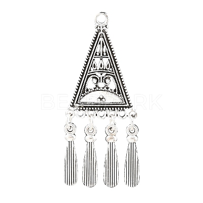 Tibetan Style Alloy Big Pendants AL-CBAAECB-02AS-E-1