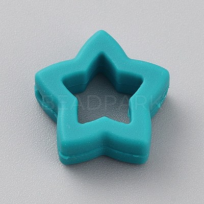 Star Silicone Focal Beads LS-SIL-TAC0008-07N-1