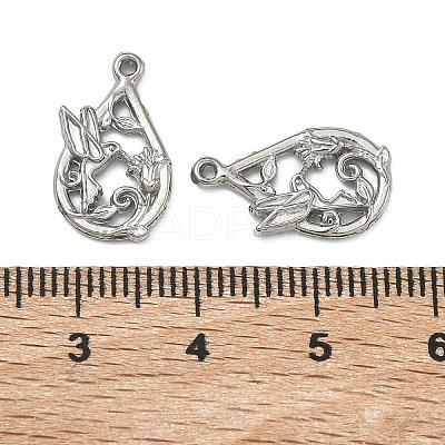 304 Stainless Steel Pendants STAS-P446-07P-1