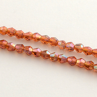 Electroplate Glass Bead Strands EGLA-R094-4mm-11-1