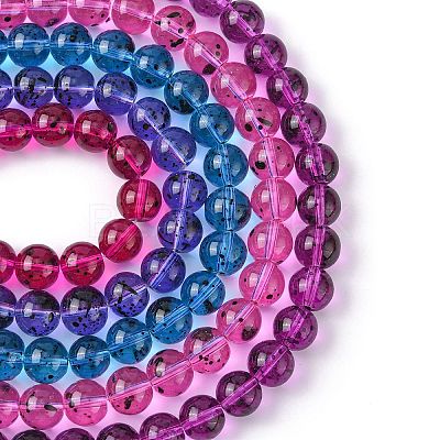 Glass Beads Strands GLAA-C017-10mm-M-1