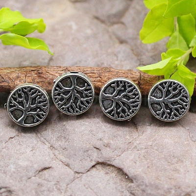 Tibetan Style Alloy Beads PW-WG631B9-01-1