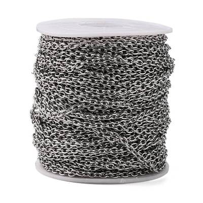 Tarnish Resistant 304 Stainless Steel Cable Chains CHS-R009-11-1
