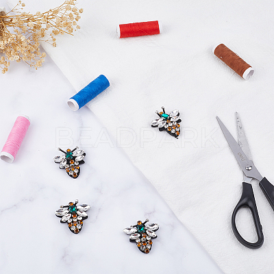 Bee Rhinestone Appliques DIY-GF0008-66-1