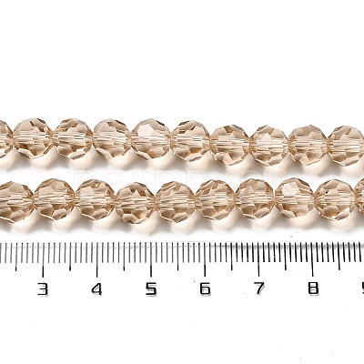 Transparent Glass Beads EGLA-A035-T8mm-D22-1