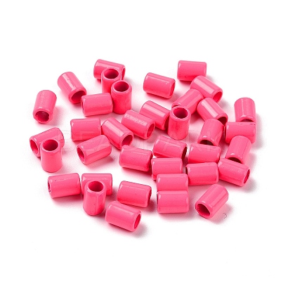 Column Rack Plating Spray Painted Alloy Beads for Jewelry Making PALLOY-F291-01-1