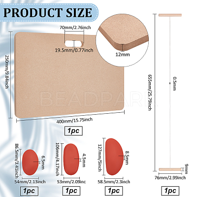 DIY Clay Ceramic Craft Jewerly Tool Kit AJEW-BC0006-66-1