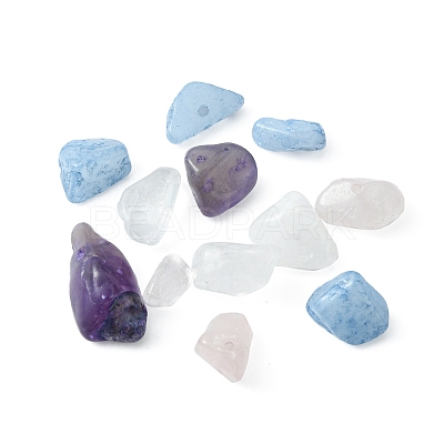 48G 4 Style Natural Gemstone Beads Set G-FS0002-39-1