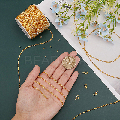 DIY Chain Bracelet Necklace Making Kit DIY-CA0006-08-1