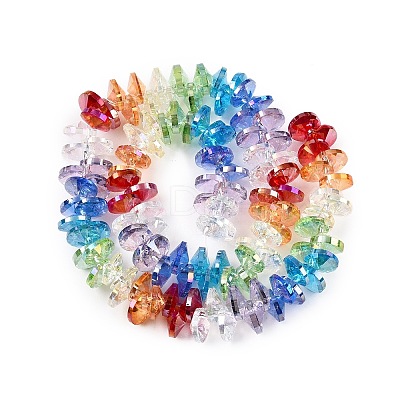 Transparent Glass Beads Strands GLAA-T023-A27-01-1