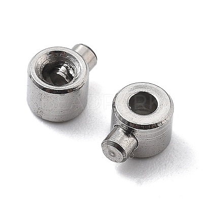 304 Stainless Steel Crimp Beads X-STAS-L216-51P-1