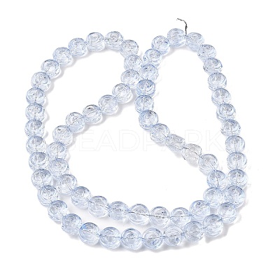 Baking Paint Transparent Glass Beads Strands GL-CBA2ED2-04C-1