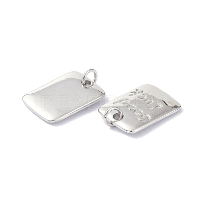 Eco-Friendly Brass Pendants KK-C221-03P-1