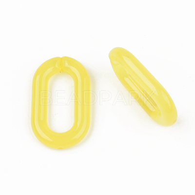 Imitation Jelly Acrylic Linking Rings OACR-T024-02-E04-1