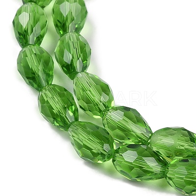 Transparent Glass Beads Strands EGLA-N013-T8mm-D14-1
