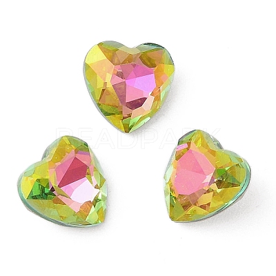 Glass Rhinestone Cabochons RGLA-L029-08A-1