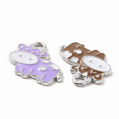 Alloy Enamel Pendants ENAM-B054-08P-1