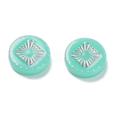 Opaque Acrylic Beads OACR-G016-07D-1