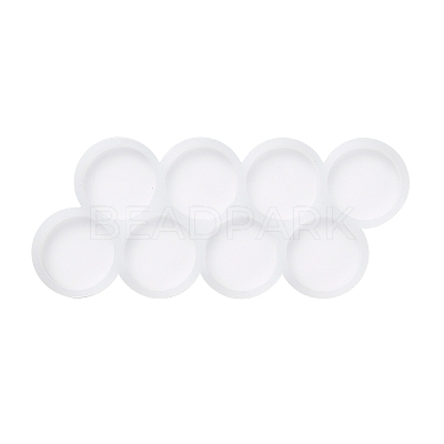 Flat Round DIY Silicone Molds DIY-A053-17A-1