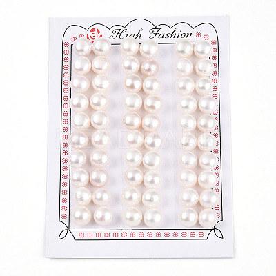 Grade 3A Natural Cultured Freshwater Pearl Beads PEAR-N018-3A-9095A-1