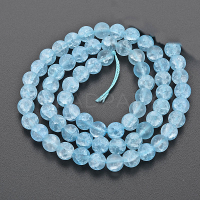 Crackle Glass Beads Strands GLAA-S192-D-007C-1