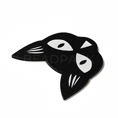 Single Face Printed Wood Big Pendants WOOD-I010-13B-1