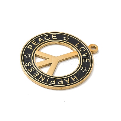 304 Stainless Steel Pendants STAS-F326-07G-1