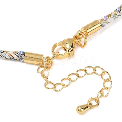 2.5MM Round Nylon Cotton Cord Necklace Making NJEW-C106-01G-08-1