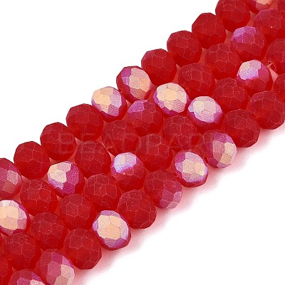 Transparent Glass Beads Strands X-EGLA-A044-T8mm-MB01-1
