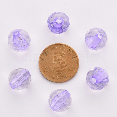 Transparent Acrylic Beads TACR-S154-10A-47-1
