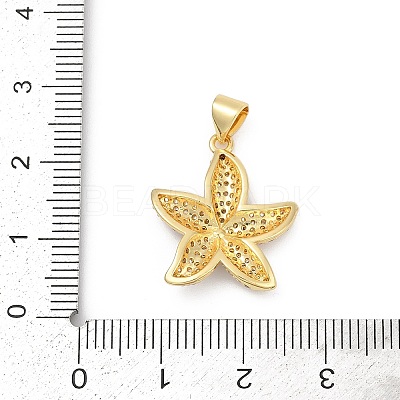 Brass Micro Pave Cubic Zirconia Pendants KK-D317-074G-1