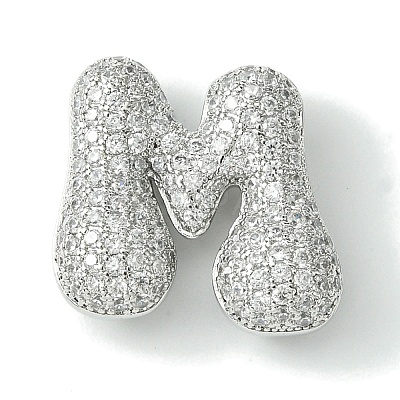 Rack Plating Brass Cubic Zirconia Pendants KK-S378-02P-M-1