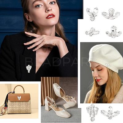 12Pcs 6 Style Sew on Rhinestone RGLA-FG0001-04-1
