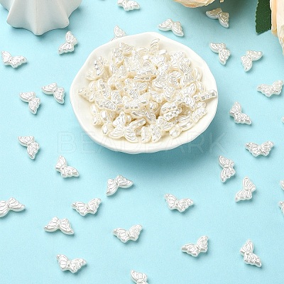 ABS Plastic Imitation Pearl Beads OACR-YW0001-85B-1