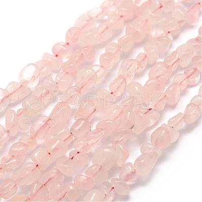 Natural Rose Quartz Beads Strands G-F465-47-1