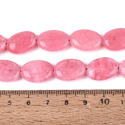 Dyed Natural White Jade Beads Strands G-N370-01A-11-1