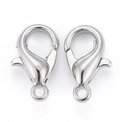 Zinc Alloy Lobster Claw Clasps E103-1