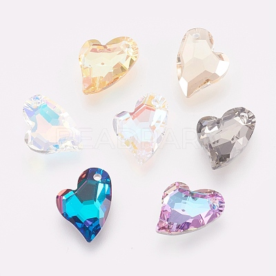 K9 Glass Rhinestone Pendants GLAA-F083-01A-1