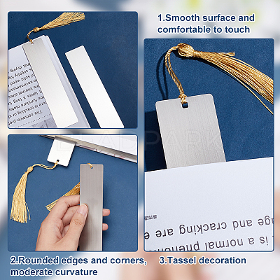 DIY Blank Bookmark Making Kit STAS-FG0001-05-1