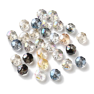 Electroplate Glass Beads EGLA-A043-03-1