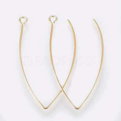 Ion Plating(IP) 304 Stainless Steel Earring Hooks STAS-K184-05-01G-1