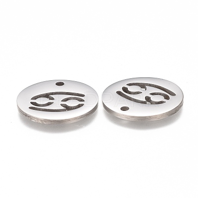 Tarnish Resistant 201 Stainless Steel Pendants STAS-Z001-B-10P-1
