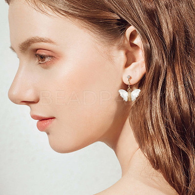 Plating Transparent Acrylic Pendants FIND-DC0004-69-1